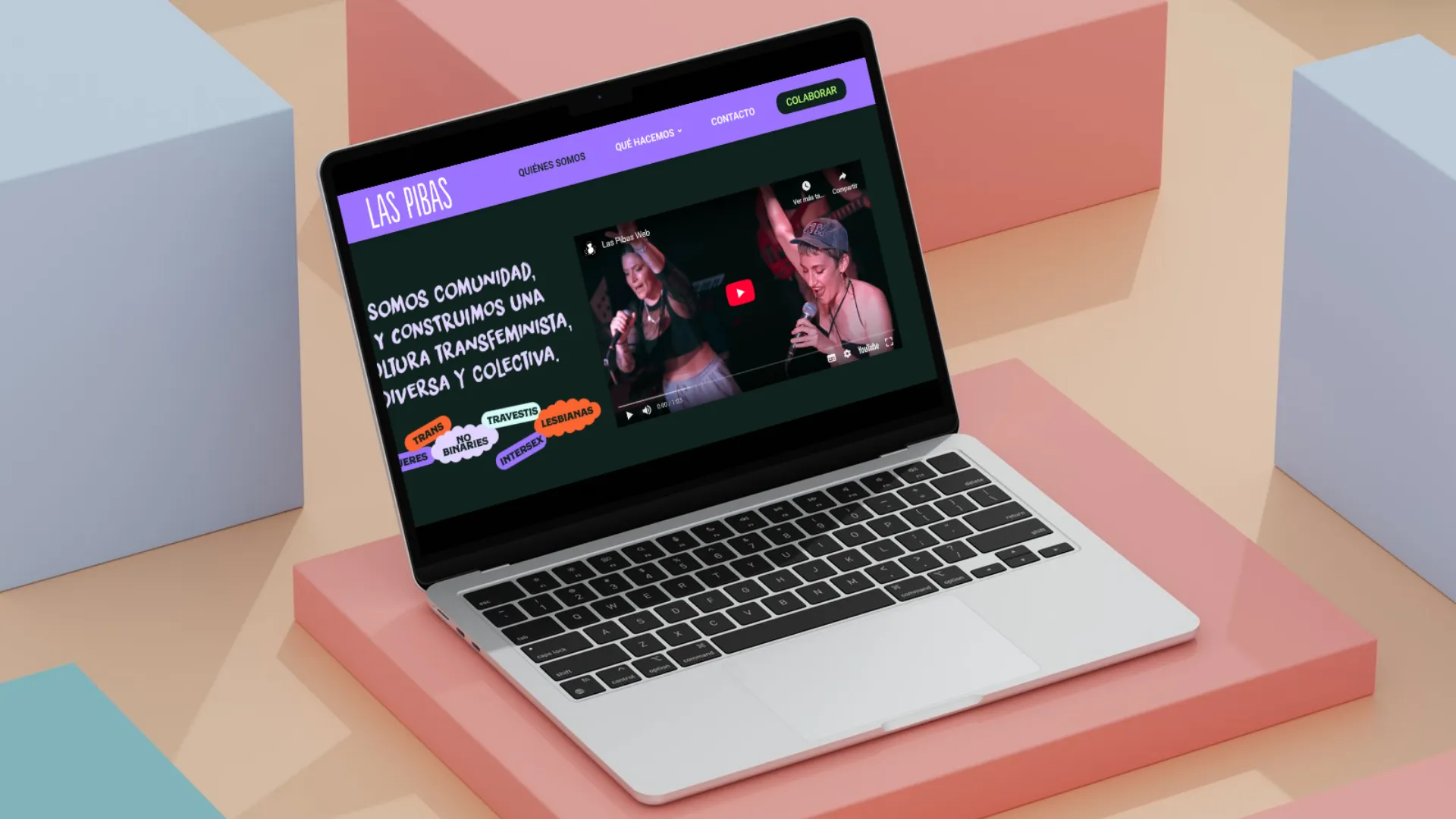 Vista previa de Las Pibas Web